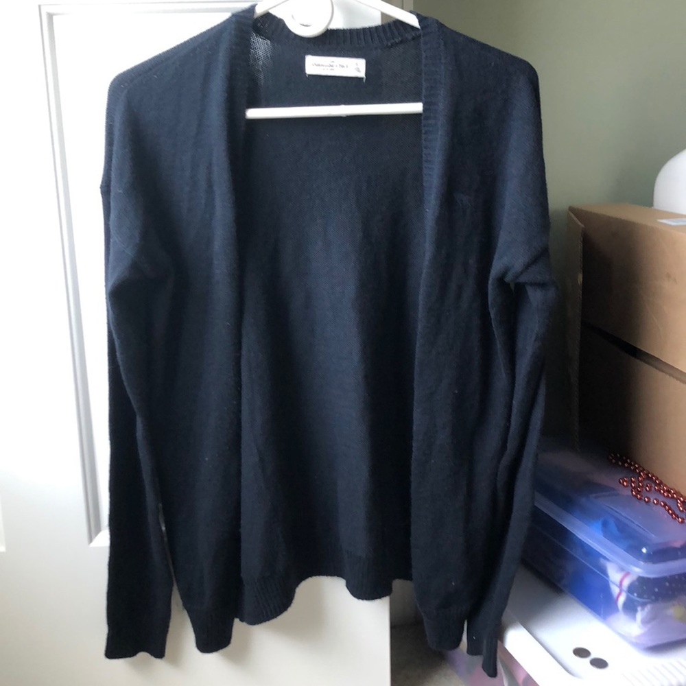 Abercrombie Navy Cardigan
